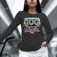 Happy 100 Days Of School Baseball Drip For Kids Teachers Unisex Long Sleeve T-Shirt