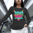 Happy 100 Days Of School Costume Baseball Drip Ice Cream Unisex Long Sleeve T-Shirt Happy 100 Days Of School Costume Baseball Drip Ice Cream Unisex Long Sleeve T-Shirt