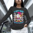 I Hit 100 Days Of School Baseball Ice Cream Drip Unisex Long Sleeve T-Shirt I Hit 100 Days Of School Baseball Ice Cream Drip Unisex Long Sleeve T-Shirt