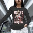 Ho Ho Home Run Baseball Christmas Holiday Sports Santa Unisex Long Sleeve T-Shirt Ho Ho Home Run Baseball Christmas Holiday Sports Santa Unisex Long Sleeve T-Shirt