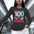 HUGvyn 100 Days Of School Baseball Ice Cream Teacher Student Unisex Long Sleeve T-Shirt HUGvyn 100 Days Of School Baseball Ice Cream Teacher Student Unisex Long Sleeve T-Shirt