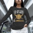 I'm Just Here For The Snacks And Commercials Baseball Unisex Long Sleeve T-Shirt I'm Just Here For The Snacks And Commercials Baseball Unisex Long Sleeve T-Shirt
