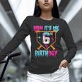 Kids Baseball Drip Bruh It's My 6th Birthday Boy Ice Cream Drip Unisex Long Sleeve T-Shirt Kids Baseball Drip Bruh It's My 6th Birthday Boy Ice Cream Drip Unisex Long Sleeve T-Shirt