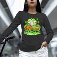 Kids St Patricks Day Shamrock Basketball Baseball Football Unisex Long Sleeve T-Shirt Kids St Patricks Day Shamrock Basketball Baseball Football Unisex Long Sleeve T-Shirt