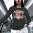 Leopard Checkered Game Day Baseball Coquette Bow Women Girls Unisex Long Sleeve T-Shirt Leopard Checkered Game Day Baseball Coquette Bow Women Girls Unisex Long Sleeve T-Shirt