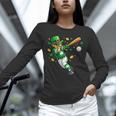 Leprechaun Play Baseball St Patrick's Day Men Kid Boys Unisex Long Sleeve T-Shirt Leprechaun Play Baseball St Patrick's Day Men Kid Boys Unisex Long Sleeve T-Shirt