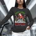 Most Likely To Play Baseball With Santa Christmas Pajamas Unisex Long Sleeve T-Shirt Most Likely To Play Baseball With Santa Christmas Pajamas Unisex Long Sleeve T-Shirt