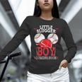 Little Slugger Boy Coming Soon Baby Announcement Baseball Unisex Long Sleeve T-Shirt Little Slugger Boy Coming Soon Baby Announcement Baseball Unisex Long Sleeve T-Shirt