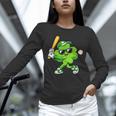 Lucky Shamrock Playing Baseball St Patrick's Kids Boys Unisex Long Sleeve T-Shirt Lucky Shamrock Playing Baseball St Patrick's Kids Boys Unisex Long Sleeve T-Shirt