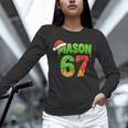 Mason 67 Christmas Ice Cream Drip Meme Six Seven Baseball Unisex Long Sleeve T-Shirt Mason 67 Christmas Ice Cream Drip Meme Six Seven Baseball Unisex Long Sleeve T-Shirt