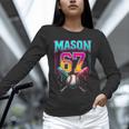 Mason 67 Ice Cream Drip Baseball Ice Cream Drip Unisex Long Sleeve T-Shirt