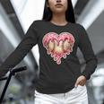 Melting Baseball Drip Heart Softball Player Lover Ice Cream Unisex Long Sleeve T-Shirt Melting Baseball Drip Heart Softball Player Lover Ice Cream Unisex Long Sleeve T-Shirt