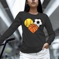 Mom Sports Heart Soccer Basketball Baseball Softball Unisex Long Sleeve T-Shirt Mom Sports Heart Soccer Basketball Baseball Softball Unisex Long Sleeve T-Shirt
