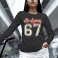 Number 67 Meme Six Seven Baseball Style Kids Boy Teen Unisex Long Sleeve T-Shirt Number 67 Meme Six Seven Baseball Style Kids Boy Teen Unisex Long Sleeve T-Shirt
