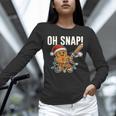 Oh Snap Gingerbreadman Christmas Baseball Humor Unisex Long Sleeve T-Shirt Oh Snap Gingerbreadman Christmas Baseball Humor Unisex Long Sleeve T-Shirt