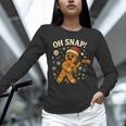 Oh Snap Gingerbreadman Christmas Baseball Unisex Long Sleeve T-Shirt Oh Snap Gingerbreadman Christmas Baseball Unisex Long Sleeve T-Shirt