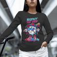 Respect The Drip Baseball Bat Sunglasses Mascot Unisex Long Sleeve T-Shirt Respect The Drip Baseball Bat Sunglasses Mascot Unisex Long Sleeve T-Shirt