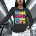 Retro Mama Mommy Mom Bruh Baseball Women Girls Unisex Long Sleeve T-Shirt