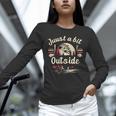 Retro Quote Just a Bit Outside Baseball Vintage Unisex Long Sleeve T-Shirt Retro Quote Just a Bit Outside Baseball Vintage Unisex Long Sleeve T-Shirt