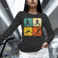Retro Style Baseball Lover Playing Men Women Kids Baseball Unisex Long Sleeve T-Shirt