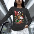Santa Baseball Football Soccer Pajamas Ho Ho Christmas Xmas Unisex Long Sleeve T-Shirt Santa Baseball Football Soccer Pajamas Ho Ho Christmas Xmas Unisex Long Sleeve T-Shirt
