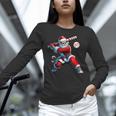 Santa Baseball Six Seven 6 7 Meme Christmas Men Boys Player Unisex Long Sleeve T-Shirt Santa Baseball Six Seven 6 7 Meme Christmas Men Boys Player Unisex Long Sleeve T-Shirt