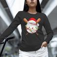 Santa Sports For Men Boys Christmas Baseball Player Unisex Long Sleeve T-Shirt