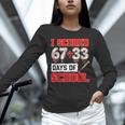 I Scored 6733 100th Days Of School Baseball Six Seven Meme Unisex Long Sleeve T-Shirt I Scored 6733 100th Days Of School Baseball Six Seven Meme Unisex Long Sleeve T-Shirt