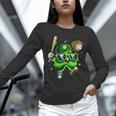 Shamrock Lucky Clover Baseball Patricks Day Family Matching Unisex Long Sleeve T-Shirt