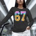 Six Seven Baseball Drip Unisex Long Sleeve T-Shirt Six Seven Baseball Drip Unisex Long Sleeve T-Shirt