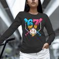 Six Seven Baseball Ice Cream Drip Cool 67 Gen Alpha Slang Unisex Long Sleeve T-Shirt Six Seven Baseball Ice Cream Drip Cool 67 Gen Alpha Slang Unisex Long Sleeve T-Shirt
