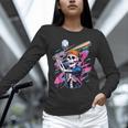Skeleton Baseball Drip Boy Youth Dripping Baseball Halloween Unisex Long Sleeve T-Shirt Skeleton Baseball Drip Boy Youth Dripping Baseball Halloween Unisex Long Sleeve T-Shirt