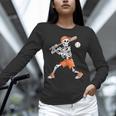 Skeleton Batting Baseball Halloween Unisex Long Sleeve T-Shirt Skeleton Batting Baseball Halloween Unisex Long Sleeve T-Shirt
