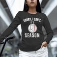 Sorry I Can't It's Volleyball Baseball Season Mom Of Both Unisex Long Sleeve T-Shirt Sorry I Can't It's Volleyball Baseball Season Mom Of Both Unisex Long Sleeve T-Shirt