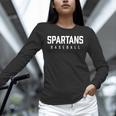 Spartans Baseball Inspired Unisex Long Sleeve T-Shirt Spartans Baseball Inspired Unisex Long Sleeve T-Shirt