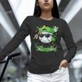 St Patrick Day Baseball Drip Ice Cream Baseball Player Men Unisex Long Sleeve T-Shirt