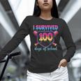 I Survived 100 Days Of School Baseball 100th Day Kids Girls Unisex Long Sleeve T-Shirt I Survived 100 Days Of School Baseball 100th Day Kids Girls Unisex Long Sleeve T-Shirt