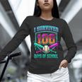 I Survived 100 Days Of School Baseball Drip Unisex Long Sleeve T-Shirt I Survived 100 Days Of School Baseball Drip Unisex Long Sleeve T-Shirt