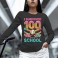 I Survived 100 Days Of School Baseball Ice Cream Drip Unisex Long Sleeve T-Shirt I Survived 100 Days Of School Baseball Ice Cream Drip Unisex Long Sleeve T-Shirt