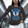 T1D Warrior Baseball Drip Diabetes Awareness Blue Ribbon Unisex Long Sleeve T-Shirt T1D Warrior Baseball Drip Diabetes Awareness Blue Ribbon Unisex Long Sleeve T-Shirt