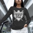 I Teach My Kids To Hit & Steal Baseball Player Coach Dad Tee Unisex Long Sleeve T-Shirt I Teach My Kids To Hit & Steal Baseball Player Coach Dad Tee Unisex Long Sleeve T-Shirt