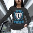 Type 1 Warrior Diabetes Awareness Baseball Enthusiasts Unisex Long Sleeve T-Shirt Type 1 Warrior Diabetes Awareness Baseball Enthusiasts Unisex Long Sleeve T-Shirt