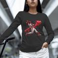 Valentine Baseball Player Drip Unisex Long Sleeve T-Shirt