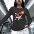 Valentines Day Baseball Heart Gloves Cute Boys Kid Youth Men Unisex Long Sleeve T-Shirt