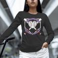 I Wear Purple For Alzheimers Awareness Baseball Heart Ribbon Unisex Long Sleeve T-Shirt I Wear Purple For Alzheimers Awareness Baseball Heart Ribbon Unisex Long Sleeve T-Shirt