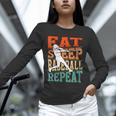 Women's Eat Sleep Baseball Repeat Vintage Player Sport Lover Retro Unisex Long Sleeve T-Shirt Women's Eat Sleep Baseball Repeat Vintage Player Sport Lover Retro Unisex Long Sleeve T-Shirt