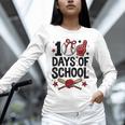 100 Days Of School Coquette Bow Baseball 100th Day Girl Kid Unisex Long Sleeve T-Shirt 100 Days Of School Coquette Bow Baseball 100th Day Girl Kid Unisex Long Sleeve T-Shirt