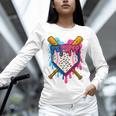 Baseball Boys Ice Cream Drip Baseball Unisex Long Sleeve T-Shirt Baseball Boys Ice Cream Drip Baseball Unisex Long Sleeve T-Shirt