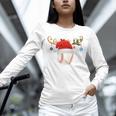 Baseball Christmas Reindeer Santa Hat Sports Player Xmas Unisex Long Sleeve T-Shirt Baseball Christmas Reindeer Santa Hat Sports Player Xmas Unisex Long Sleeve T-Shirt