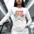 Baseball Drip 6 7 Number 67 Six Seven Meme Boys Kids Unisex Long Sleeve T-Shirt Baseball Drip 6 7 Number 67 Six Seven Meme Boys Kids Unisex Long Sleeve T-Shirt